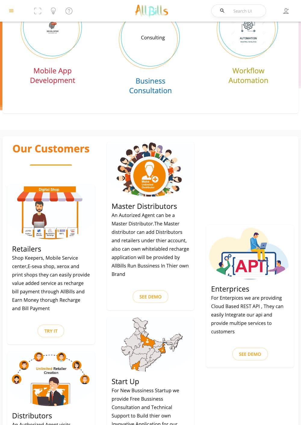 Billing and invoice management dashboard